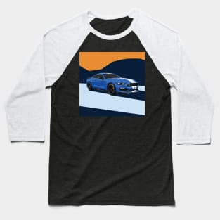 s550 ART Grabber Blue Mustang GT 5.0L V8 usa GT350 Shelby Baseball T-Shirt